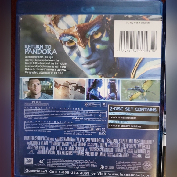 Bundle of "Avatar" and "Ready Player One" Blu-ray Disc Movies - Picture 3 of 5